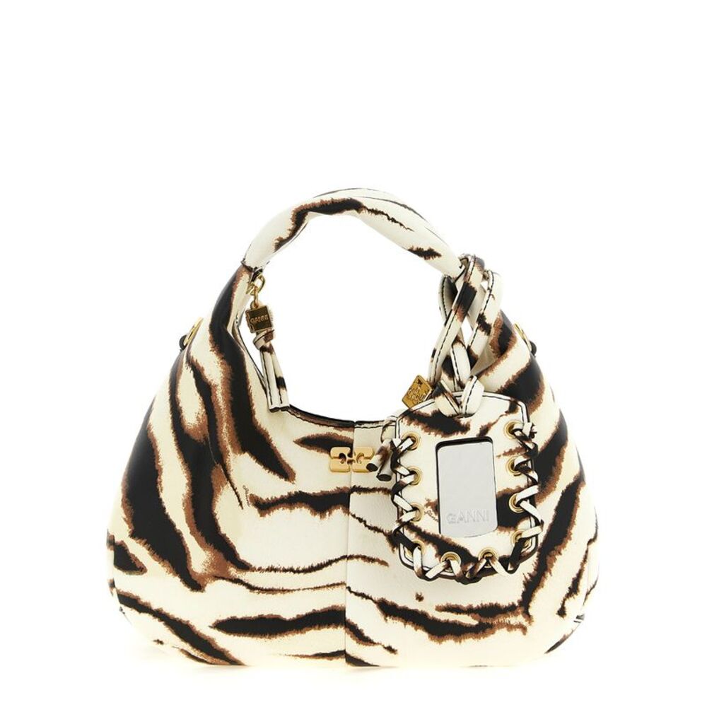 Ganni Women 'Mini Hobo Zebra' Handbag